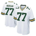 GB.Packers #77 Jordan Morgan Player White Home Game Kdoa Stitched Jerseys