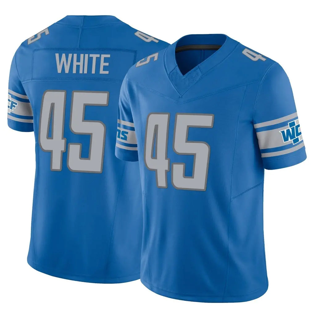 D.Lions #45 Devin White Player Blue Vapor F.U.S.E. Limited Home Game Kdoa Stitched Jerseys