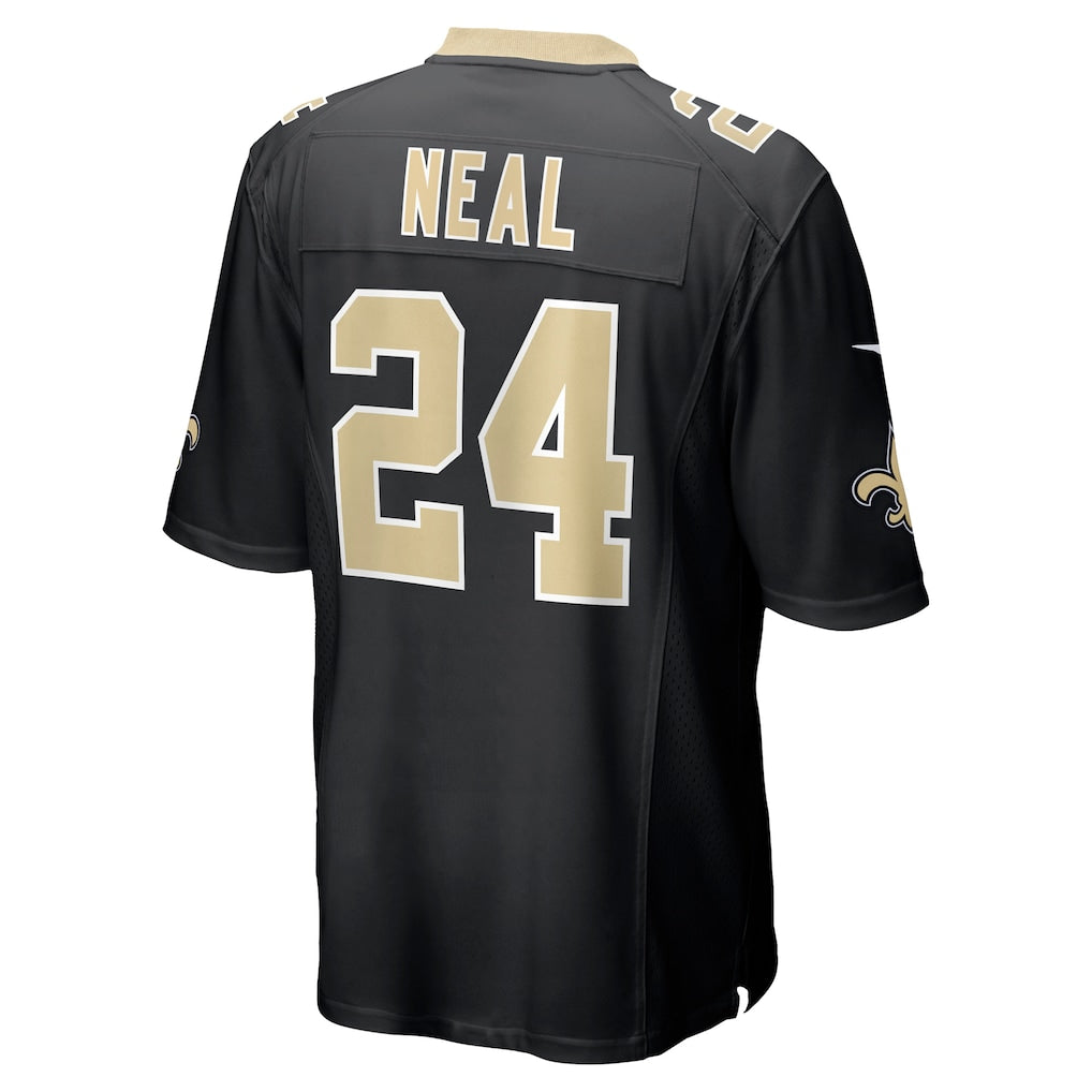 Kdoa NO.Saints #24 Devin Neal Black Team Game Jersey
