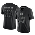 C.Bears #99 Gervon Dexter Sr. Player Black REFLECTIVE Limited Game Kdoa Stitched Jerseys