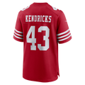Kdoa SF.49ers #43 Eric Kendricks Scarlet Team Game Jersey