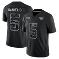 W.Commanders #5 Jayden Daniels Player Black Limited 2026 Salute to Service Home Game Kdoa Stitched Jerseys