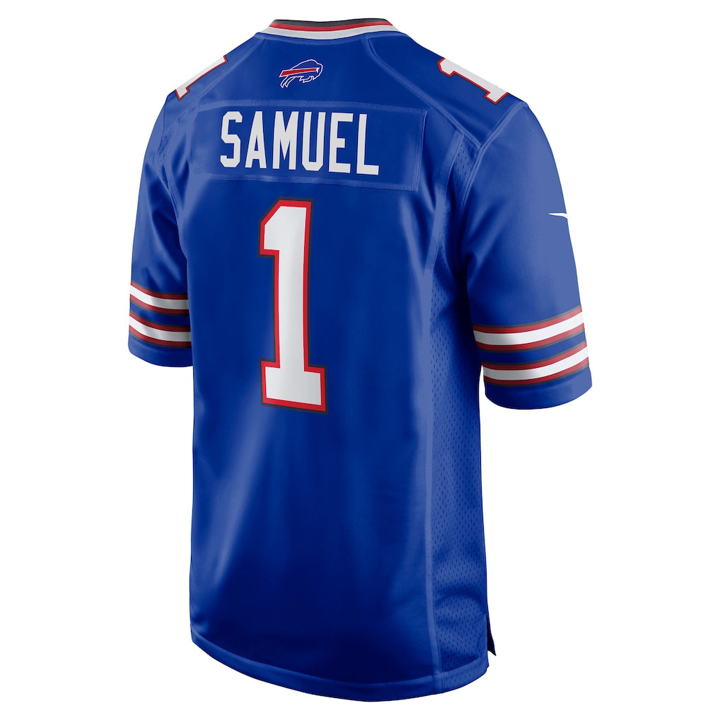 Kdoa B.Bills #1 Curtis Samuel Royal Game Jersey