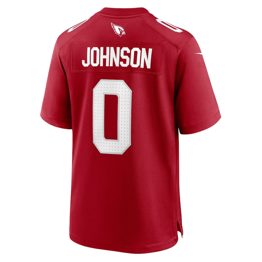 Kdoa A.Cardinals #0 Will Johnson Cardinal Team Game Jersey