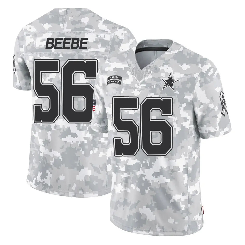 D.Cowboys #56 Cooper Beebe Player Arctic Camo Salute to Service Limited Home Game Xdoa Stitched Jerseys