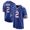 B.Bills #2 DJ Moore Player Royal Home Game Kdoa Stitched Jerseys
