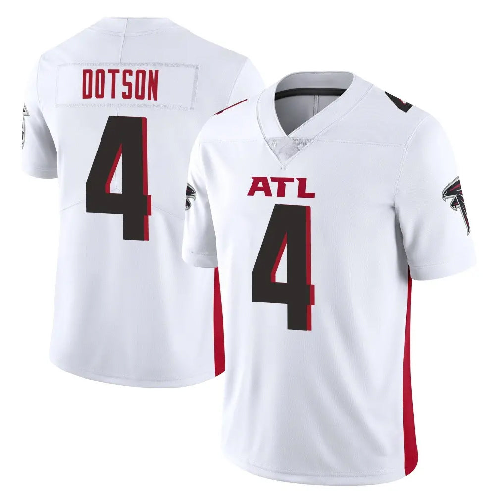 A.Falcons #4 Jahan Dotson Player White Vapor Untouchable Limited Home Game Kdoa Stitched Jerseys