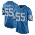 D.Lions #55 Derrick Barnes Player Blue Vapor Untouchable Throwback Game Kdoa Stitched Jerseys