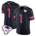 H.Texans #1 Tank Dell Player Navy 2026 Rivalries Vapor Limited Home Game Kdoa Stitched jerseys