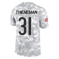 C.Bears #31 Dillon Thieneman Player Arctic Camo Salute to Service Limited Kdoa Stitched Jerseys