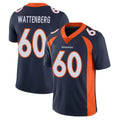 D.Broncos #60 Luke Wattenberg Player Navy Vapor Untouchable Limited Game Kdoa Stitched Jerseys