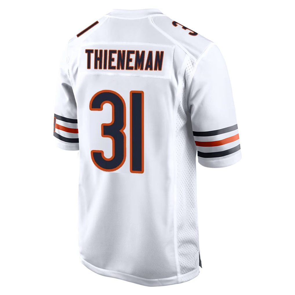 C.Bears #31 Dillon Thieneman Player White Home Game Kdoa Stitched Jerseys