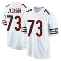 C.Bears #73 Jonah Jackson Player White Home Game Kdoa Stitched Jerseys