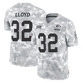 GB.Packers #32 MarShawn Lloyd Player Arctic Camo Salute To Service Limited Kdoa Stitched Jerseys