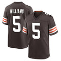 C.Browns #5 Quincy Williams Player Brown Home Game Kdoa Stitched Jerseys