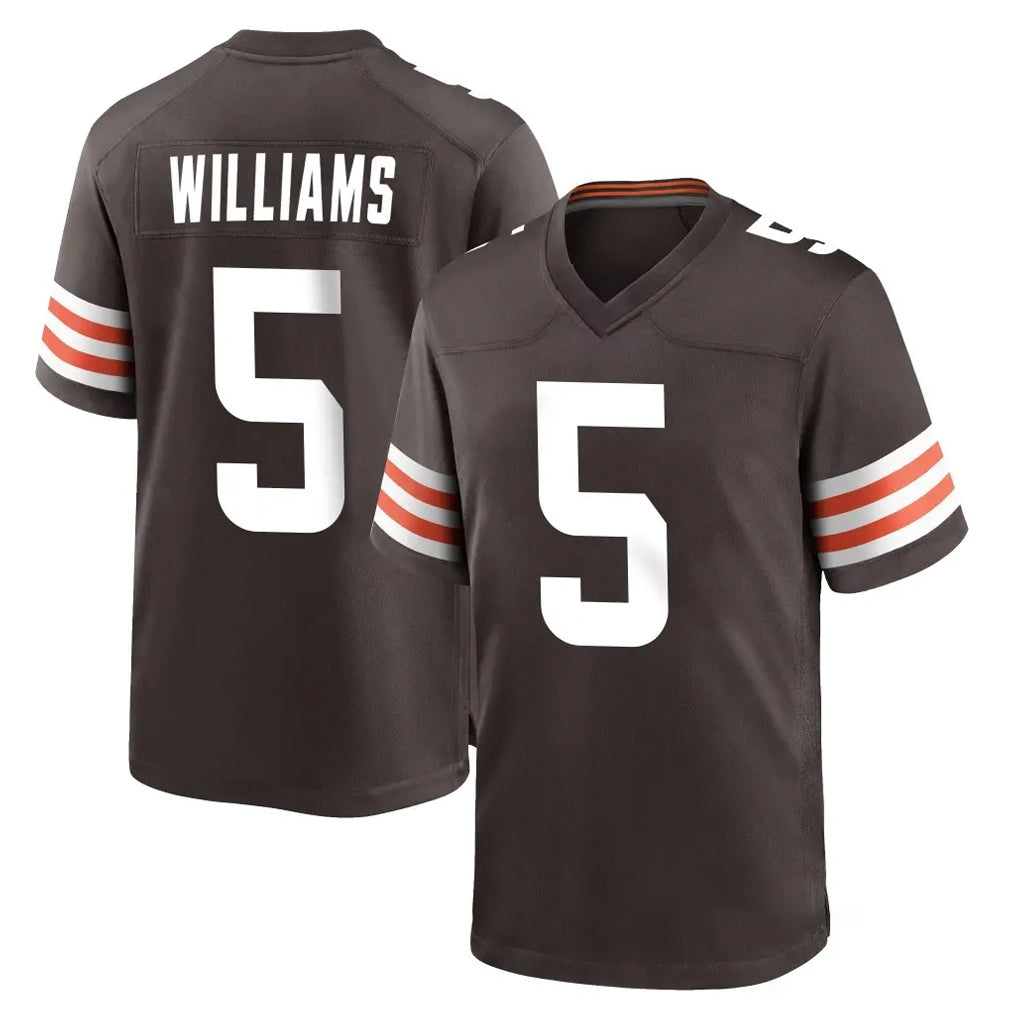 C.Browns #5 Quincy Williams Player Brown Home Game Kdoa Stitched Jerseys