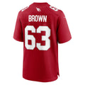 Kdoa A.Cardinals #63 Evan Brown Cardinal Team Game Jersey