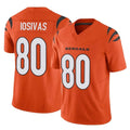 C.Bengals #80 Andrei Iosivas Player Orange Vapor F.U.S.E. Limited Home Game Kdoa Stitched Jerseys