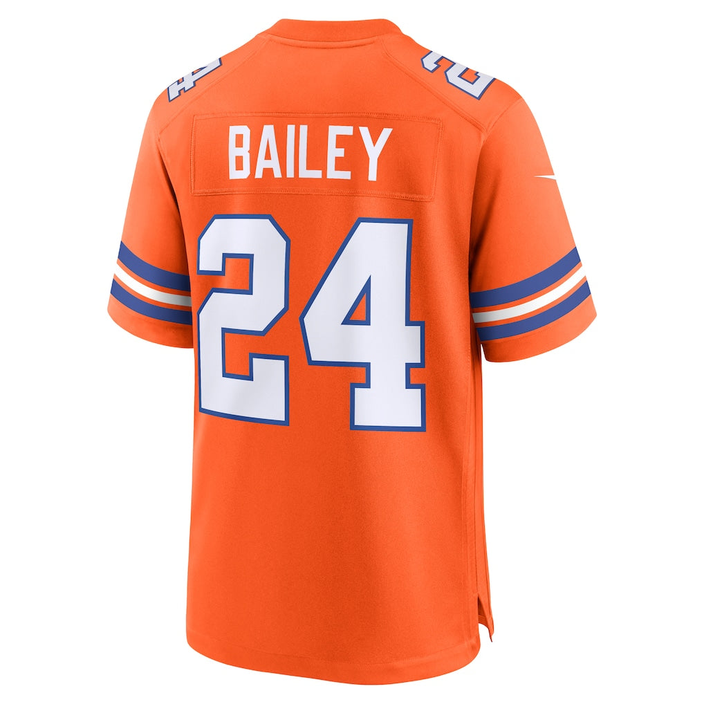 Kdoa D.Broncos #24 Champ Bailey Orange Retired Player Alternate Game Jersey