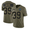 D.Lions #39 Jake Bates Player Olive 2025 Salute To Service Limited Home Game Kdoa Stitched Jerseys