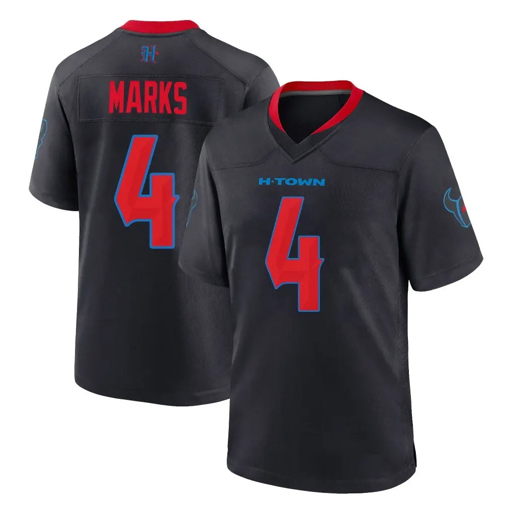 H.Texans #4 Woody Marks Player Navy 2nd Alternate Home Game Kdoa Stitched Jerseys