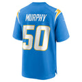 Kdoa LA.Chargers #50 Caleb Murphy Powder Blue Team Game Jersey