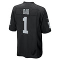 Kdoa LV.Raiders #1 Dad Black Game Jersey