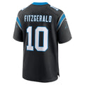 Kdoa C.Panthers #10 Ryan Fitzgerald Black Team Game Jersey