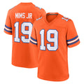D.Broncos #19 Marvin Mims Jr. Player Orange Alternate Collection Throwback Game Kdoa Stitched Jerseys