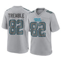 C.Panthers #82 Tommy Tremble Player Gray Atmosphere Fashion Game Kdoa Stitched Jerseys