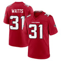 A.Falcons #31 Xavier Watts Player Red Team Color Home Game Kdoa Stitched Jerseys