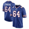 B.Bills #64 O'Cyrus Torrence Player Royal Home Game Kdoa Stitched Jerseys