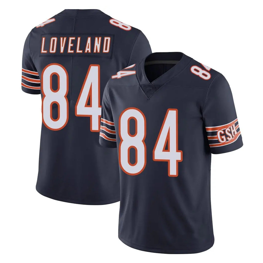 C.Bears #84 Colston Loveland Player Navy Vapor Untouchable Limited Home Game Kdoa Stitched Jerseys