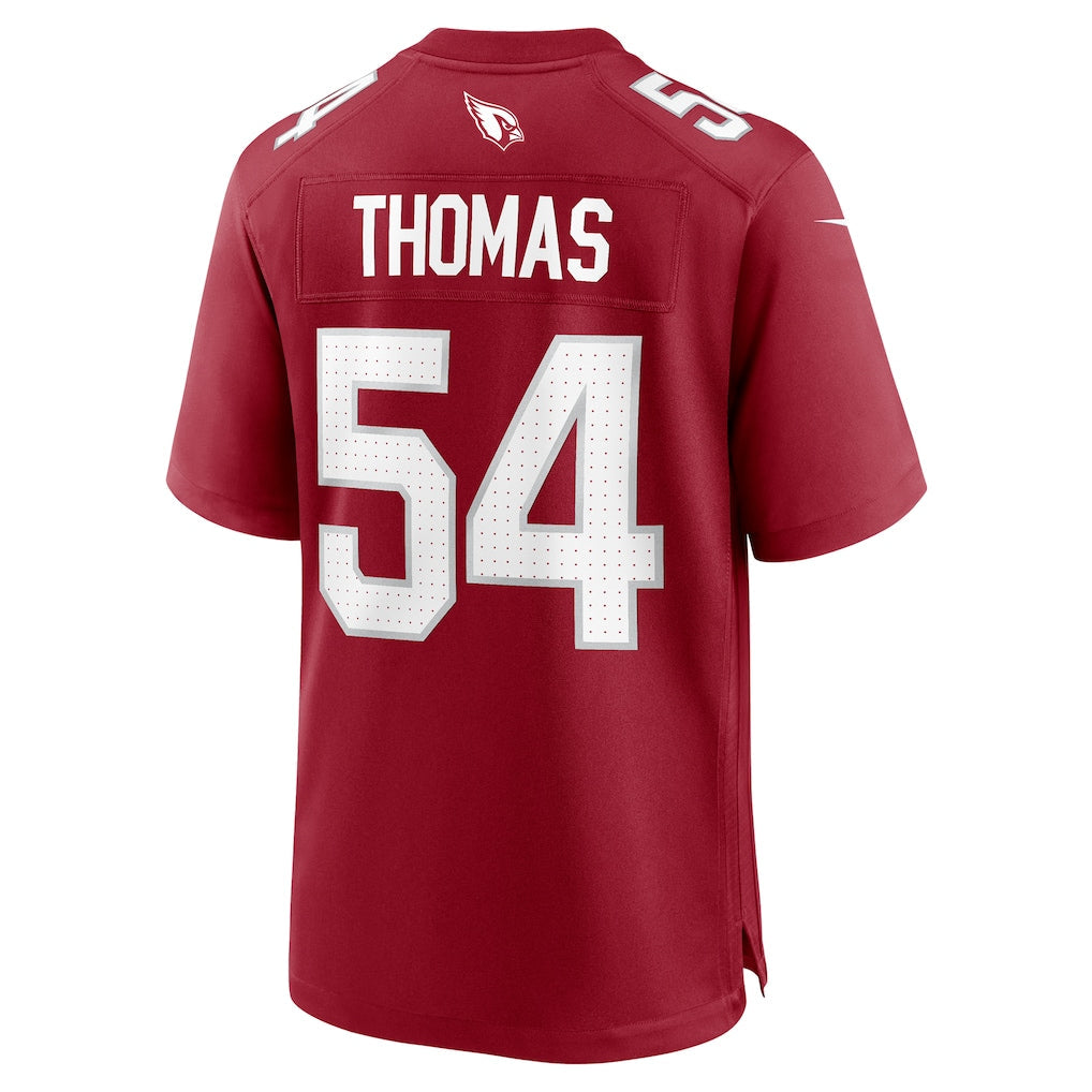 Kdoa A.Cardinals #54 Xavier Thomas Cardinal Team Game Jersey