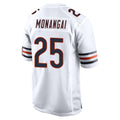 C.Bears #25 Kyle Monangai Player White Home Game Kdoa Stitched Jerseys