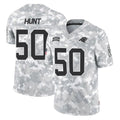 C.Panthers #50 Robert Hunt Player Arctic Camo Salute to Service Limited Game Kdoa Stitched Jerseys