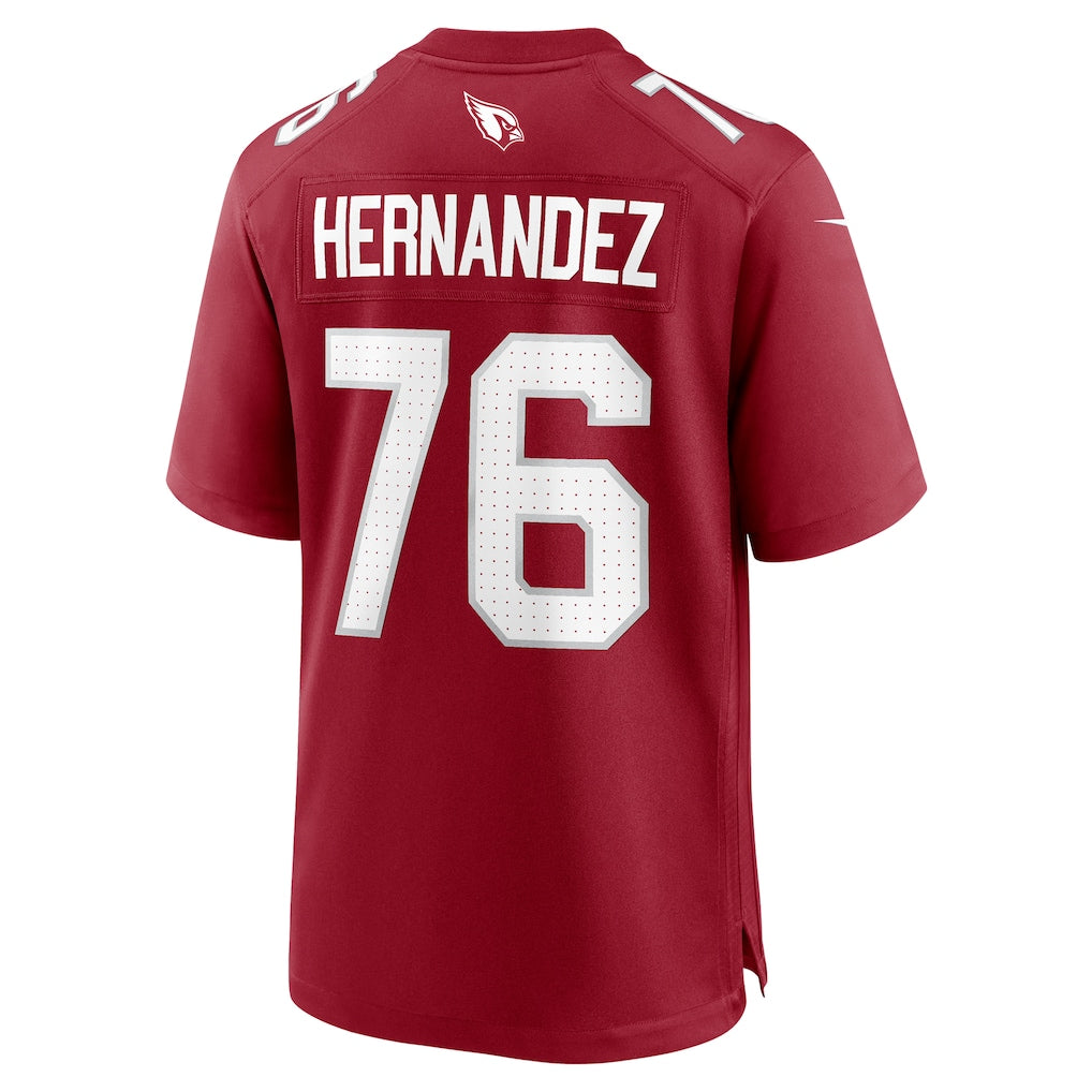 Kdoa A.Cardinals #76 Will Hernandez Cardinal Team Game Jersey