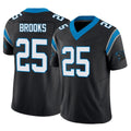 C.Panthers #25 Jonathon Brooks Player Black Vapor F.U.S.E. Limited Home Game Kdoa Stitched Jerseys