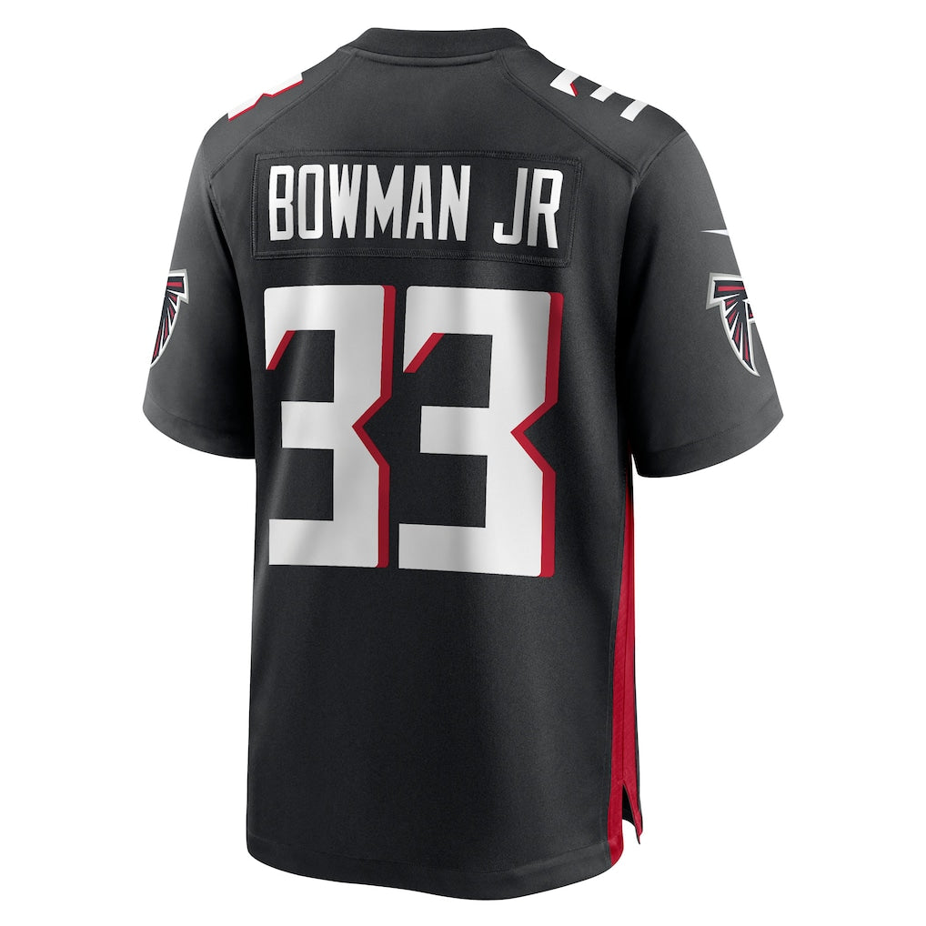 Kdoa A.Falcons #33 Billy Bowman Jr. Black Team Game Jersey