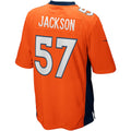 Kdoa D.Broncos #57 Tom Jackson Orange Game Retired Player Jersey