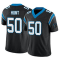 C.Panthers #50 Robert Hunt Player Black Vapor F.U.S.E. Limited Home Game Kdoa Stitched Jerseys