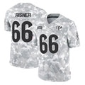 C.Bengals #66 Dalton Risner Player Arctic Camo Salute to Service Limited Kdoa Stitched Jerseys