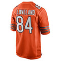 C.Bears #84 Colston Loveland Player Orange Home Game Kdoa Stitched Jerseys