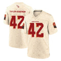 A.Cardinals #42 Dadrion Taylor-Demerson Player Cream Rivalries Collection Game Kdoa Stitched Jerseys