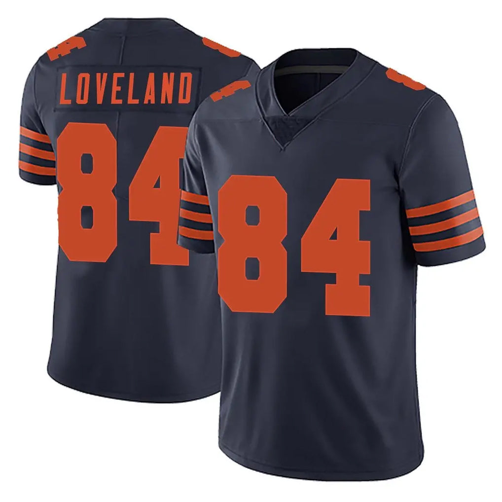 C.Bears #84 Colston Loveland Player Navy Blue Alternate Vapor Untouchable Limited Kdoa Stitched Jerseys