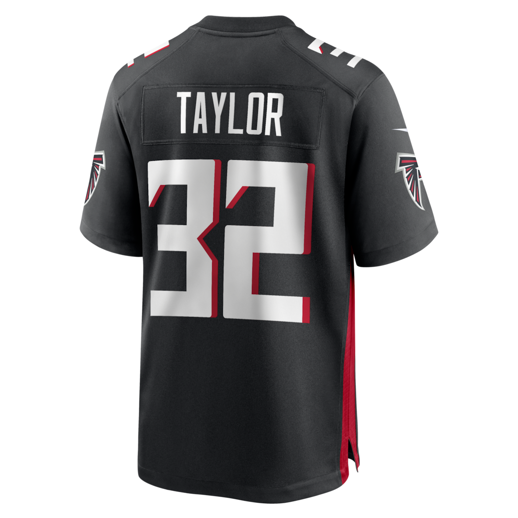 Kdoa A.Falcons #32 Keith Taylor Black Team Game Jersey