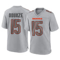 C.Bears #15 Rome Odunze Player Gray Atmosphere Fashion Game Kdoa Stitched Jerseys