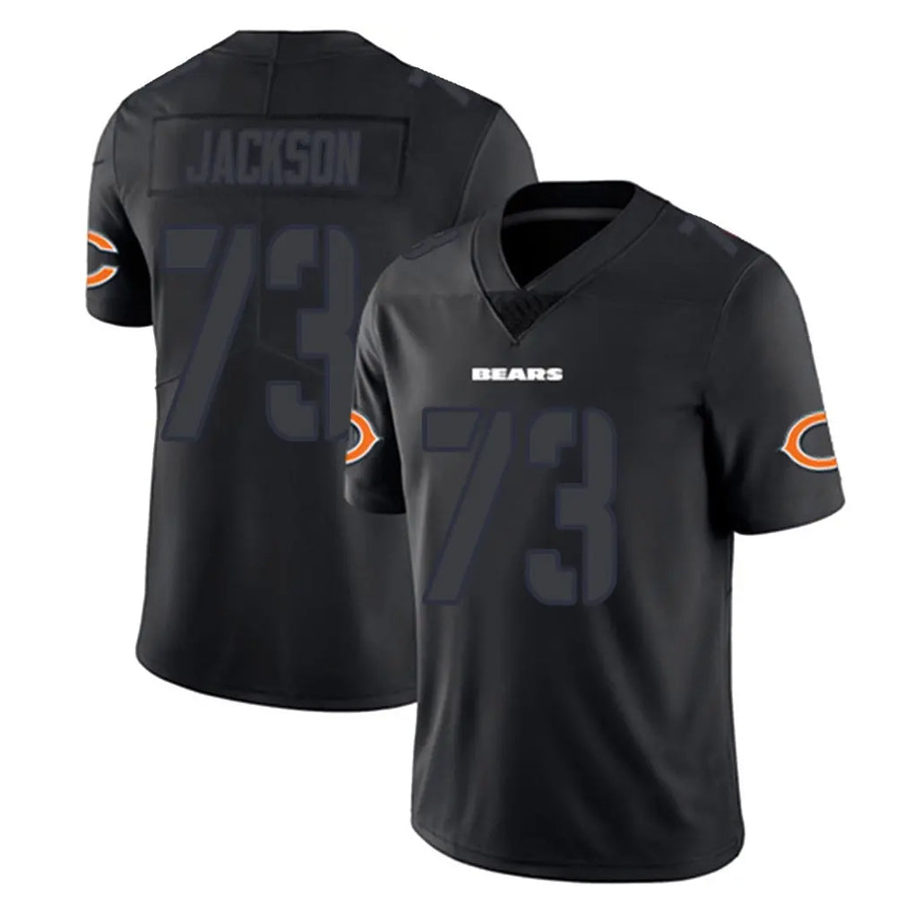 C.Bears #73 Jonah Jackson Player Black Impact Limited Game Kdoa Stitched Jerseys