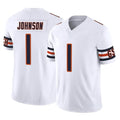 C.Bears #1 Jaylon Johnson Player White Vapor F.U.S.E. Limited Home Game Kdoa Stitched Jerseys
