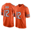 C.Bears #12 Devin Bush Player Orange Home Game Kdoa Stitched Jerseys